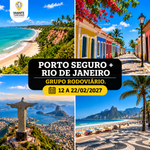 PORTO SEGURO BA + RIO DE JANEIRO RJ 